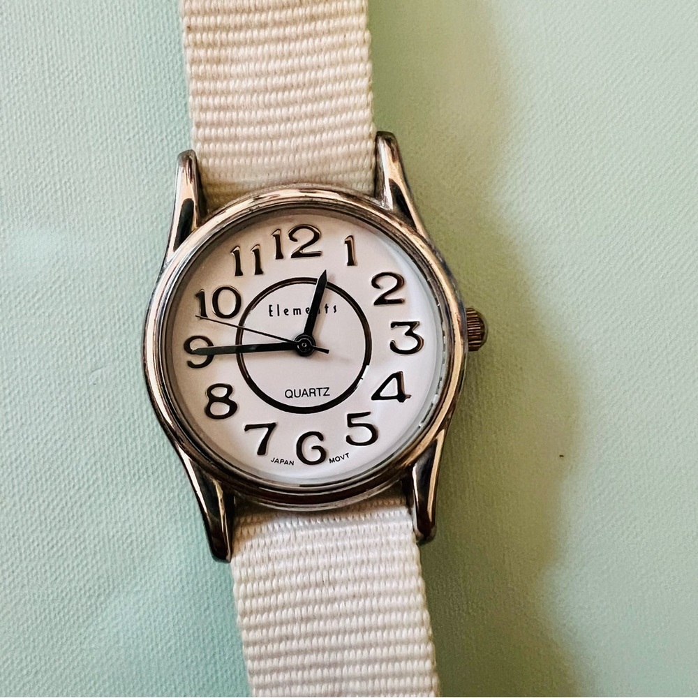 Elements White & Silver Watch - image 3